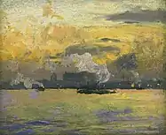 'Jersey City at Sunset'