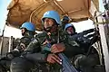 Bangladeshi peacekeepers of MONUSCO patrol around Bunia, DR Congo