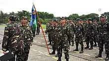 Officers and EPs of the Quezon City Unit of the 105th TASG participated in nationwide celebrations of the 35th NRW.