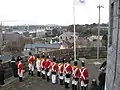 Reenactors ("86th Regiment of Foot") at the fort