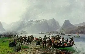 Sinclairs landing i Romsdal  (Sinclair's landing.  1876 - see George Sinclair (mercenary))