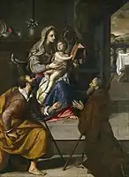Holy Family with Cardinal Fernando de Médicis, 1584
