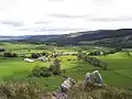 Alwinton viewed from Castle Hills