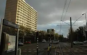 1991 style sign at Zonnestein station