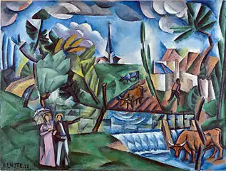 French Landscape, 1912, oil on canvas, 89 x 116&nbsp;cm, Musée des Beaux-Arts de Bordeaux