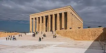 Anıtkabir in Ankara, designed by Emin Halid Onat and Ahmet Orhan Arda (1944–53).