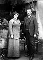 Annie Emmett and Louis Botha in Rustenburg around 1915, while Louis was prime minister of the Union of South Africa.