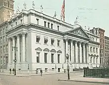 A color postcard of the courthouse, dated 1903-1904