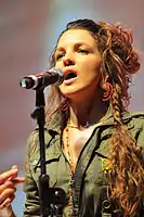 Aruba Red performing live at the Royal Festival Hall in 2009.