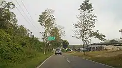 The Trans-Sumatran Highway at Musi Rawas Regency in 2020