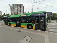 A short model of Solaris buses which are also produced near Poznań.