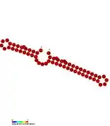 b55: Secondary structure taken from the Rfam database. Family RF01783