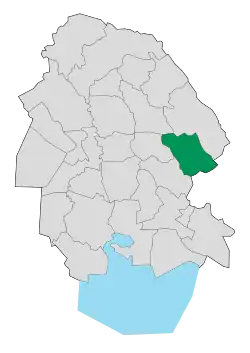 Location of Bagh-e Malek County in&nbsp;Khuzestan&nbsp;province