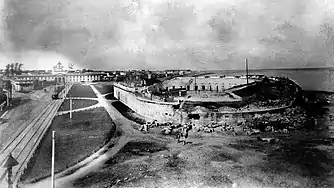 Batería de la de la Reina.4 demolition.