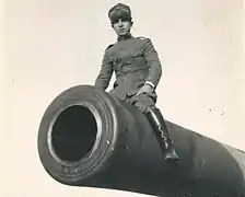 The Amalfi battery at Punta Sabbioni, Venice, 1920