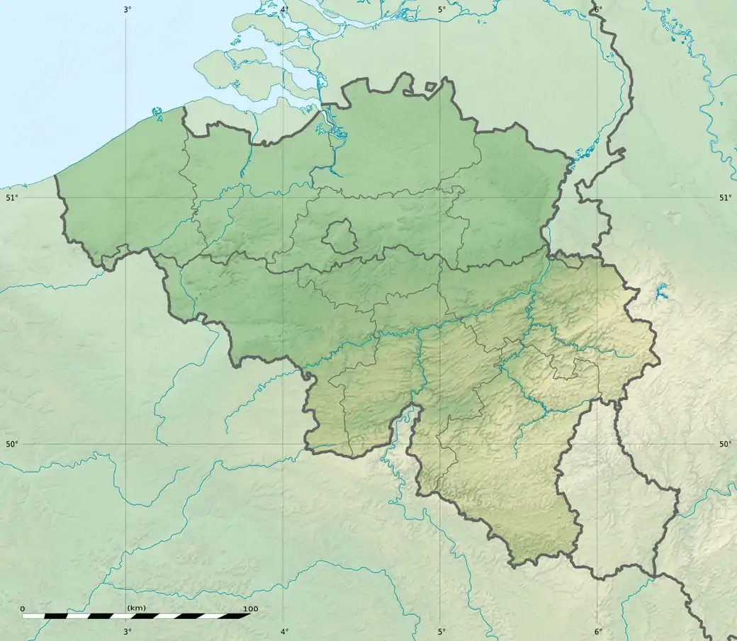 Fortified position of Liège is located in Belgium