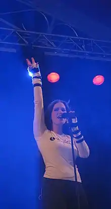 Former singer Manda Ophuis in 2008