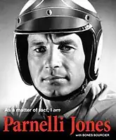 Image of Parnelli Jones in racing helmet