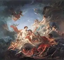 Vulcan Presenting Venus with Arms for Aeneas, 1757