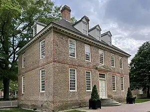 Northeast view of Brafferton