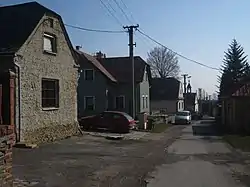 View towards the chapel