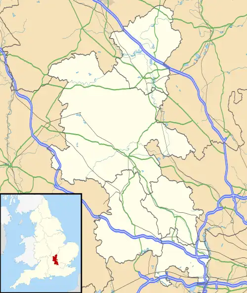 Chetwode is located in Buckinghamshire