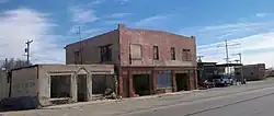 Abandoned buildings along State Highway 20 in Fort Hancock