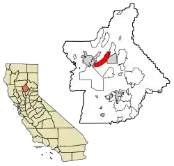 Location of Butte Creek Canyon in Butte County, California.