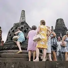 Image 69Borobudur is the single most visited tourist attraction in Indonesia. (from Tourism in Indonesia)