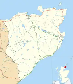 Sarclet is located in Caithness