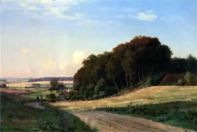 View of the Øresund from Trørød (1855)