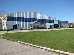 Centennial Arena and adjacent Curling Rink in Winkler, Manitoba.