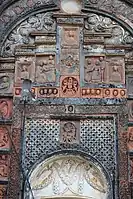 Terracotta carvings at Chandranath Shiva temple