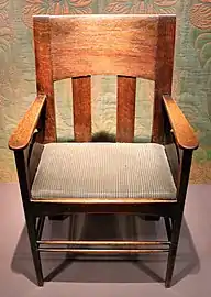 Armchair by Charles Rennie Macintosh (1897)