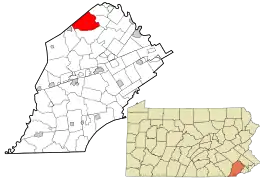 Location in Chester County and the U.S. state of Pennsylvania.