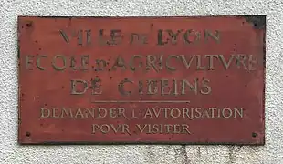 Lyon City Plaque