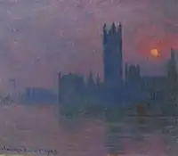 Le Parlement, soleil couchant (Houses of Parliament, Sunset), 1900-1903, Hasso Plattner Collection