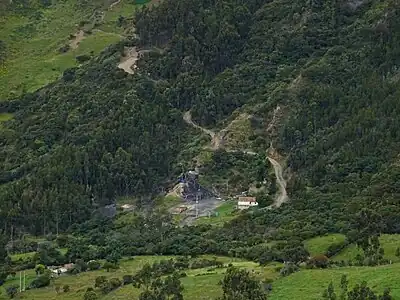 Coal mining in the Guaduas FormationOcetá Páramo
