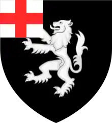 Arms of Sir Winston Churchill, the father of the 1st Duke of Marlborough