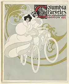 1895 advertisement for Columbia Bicycles