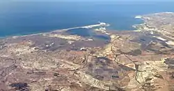 Aerial view of the comarca