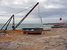 Portland Bill's Steel Crane