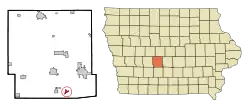 Location of Van Meter, Iowa