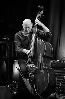 Berglund performing in 2017