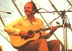 Dan Crary at the 1981 Cambridge Folk Festival, UK