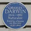 Charles Darwin plaque