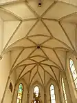 Detail of the vault in main nave and in the chancel