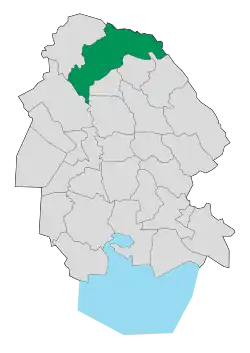 Location of Dezful County in&nbsp;Khuzestan&nbsp;province