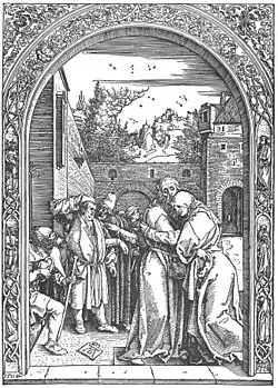 Joachim and Anne Meeting at the Golden Gate (Dürer), 1504