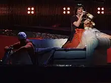 Geta Burlacu performing "A Century of Love" in Belgrade (2008)